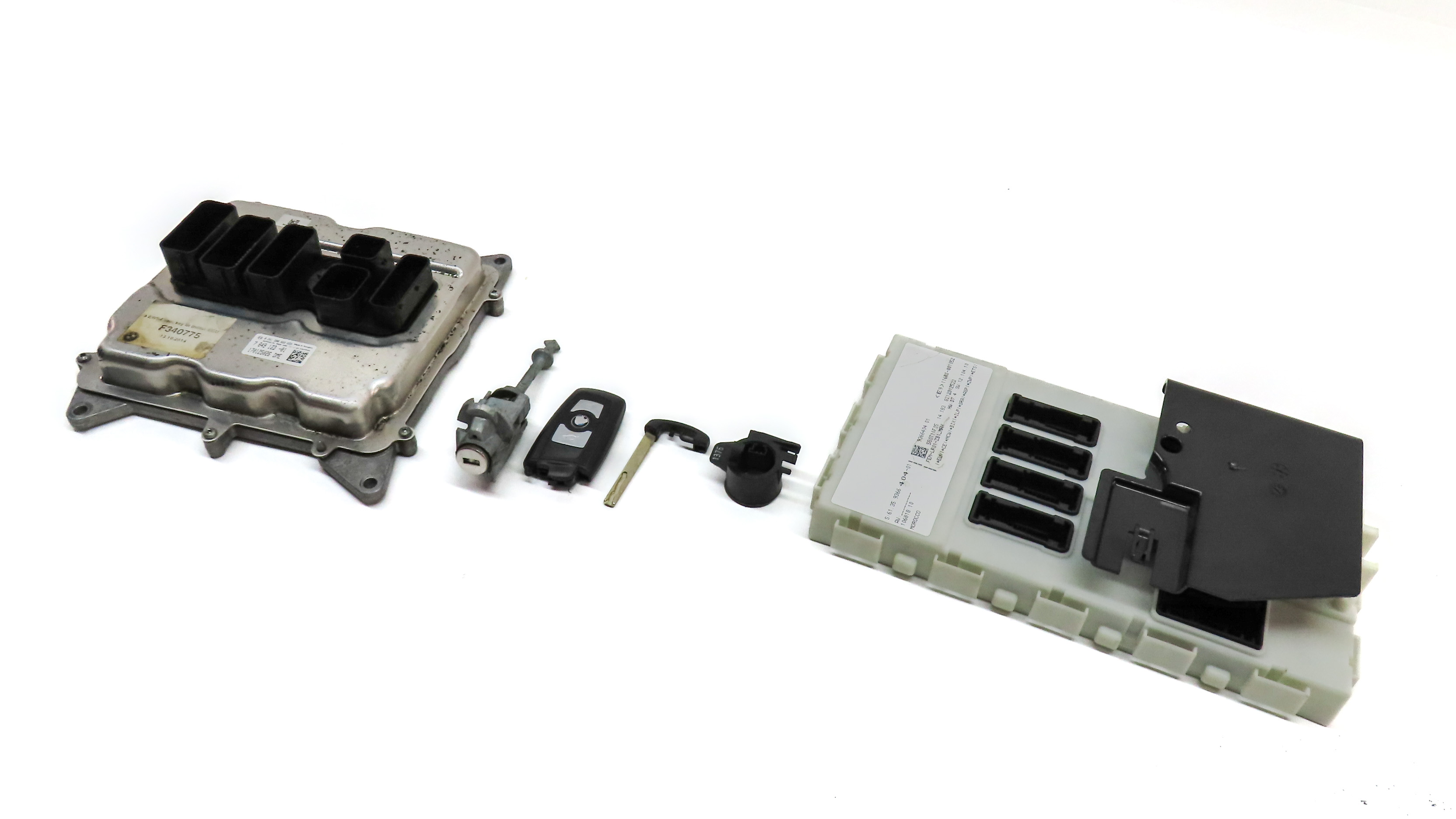 12-14 BMW 320i 328i 528i X3 F10 F25 F30 MEVD1724 N20 ECM DME MODULE KEY SET — exact item pictured